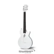Enya Nova Go 35" Carbon Fibre Smart Guitar - AcousticPlus Pickup/Effects - White