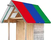 Swing Set Replacement Tarp,Waterproof Playground Roof Canopy - 132x226cm/51.97x88.98 Inch Play House Tarp, Yard Discovery Accessories For Home