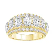 Oval Ring with 3.00ct of Laboratory Grown Diamonds in 9kt Yellow Gold