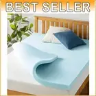 Luxury Twin XL 3-Inch Gel-Infused Memory Foam Mattress Topper for Sleep Upgrade