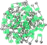 65pcs Fishing Bells for Outdoor Sea Fishing Rod Fish Bite Alarm Bells Sound Alert Indicator