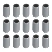 Screw Thread Protector Cover Rubber End Caps 1/4"(6mm) ID/Grey/50pcs