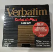 Rare Vintage 10 Pack Verbatim 2S HD 5.25” 5 1/4” Floppy Disks IBM PCs New