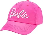 [Barbie] Baseball Cap for Women – Soft Cotton Womens Cap with Curved Brim – Adjustable Snapback Hot Pink Baseball Cap