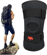 Sports Knee Brace - Breathable Shock-absorbing Patellar Tendon Support Strap | Mesh Spring Support, Double Side Stabilizer, Compression Meniscus Protection