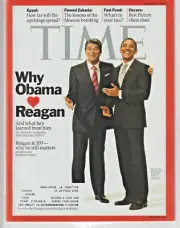 TIME Magazine February 7 2011 Barak Obama Ronald Reagan Egypt Uprising Oscars