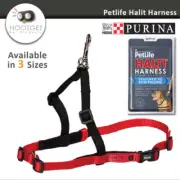 [3 Sizes] Petlife Halti Dog Harness- Pet Puppy Dog Training Padded Stop Pulling