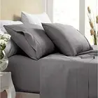 1000 Thread Count Silky Soft 100% BAMBOO Bed Sheet Set KING CHARCOAL