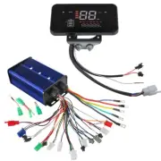 48V-72V 60A 1000w-3000w Brushless Controller+LCD Speedometer Ebike Scooter ATV