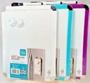 Pen+Gear Magnetic Dry Erase Board 8.5”x11” Marker 2 Magnet Purple OR Teal