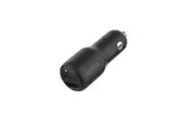 Belkin 2-Port 30W USB-A/USB-C Car Charger - Black [CCB005BTBK]