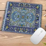 ANYMOB Mouse Pad Green 22X18CM Persian Tribal Carpet Computer Office Desk Non-Slip Mat