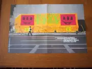 RARE 2008 KEITH HARING Houston Bowery MURAL NYC Mini AD Poster Deitch Projects