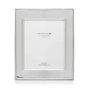 Argento Sc Amira Double-Bead Sterling Silver Frame, 8 x 10