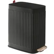 Small Bathroom Trash Can with Air Freshener Soft Close Lid 6 Liter/ 1.6 Gallo...