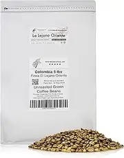 Single Origin Unroasted Green Coffee Beans, From Colombia, Specialty Grade, Finca Portezuel, Bourbon and Caturra Varietals (5 lbs, Colombia Honey Process)