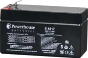 Powerhouse 12V 1.3Ah Sealed Lead Acid SLA- Battery 4.8mm-F1