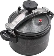 3L/5L Explosion-Proof Pressure Cooker Kitchen Stew Pot Camping Cooking Pot for Home Kitchen Camp Use Black 5L