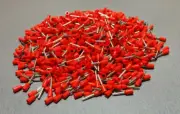 1000Pcs E1010 18AWG 1.0mm² RED Insulated Ferrule Bootlace Terminals Crimp