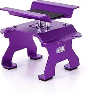 INJORA Aluminum 80g RC Car Stand with Shock Holder for 1/24 1/18 RC Crawler Upgrade(Purple)