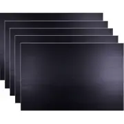 NEW 5x Quill Polypropylene Sign Board 5mm A3 Black