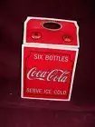 2005 Issue COCA-COLA "Six BOTTLES Carrier" "Collectible" Ceramic COOKIE JAR