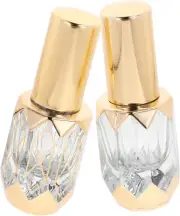 TOPPERFUN 2Pcs Empty Mini Bottle Perfume Bottle Small Essence Bottle Mini Per...