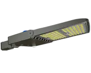 300/200/150W LED shoe box replaces a 600 - 1000W HID fixture, UL DLC listed