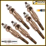 Diesel Glow Plug x6 For Daewoo Ssangyong Korando Musso Rexton Puch G-Model