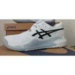 SH43 ASICS GEL-RESOLUTION 9 男女專業網球鞋張帥孟菲爾斯R9緩震透氣網球鞋-EUR39-46白