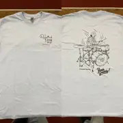 Professional Drum Shop - Groove of the Day T-Shirt - "Stone Wash Denim" - Small