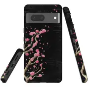 For Google Pixel 7 Case Tough Protective Cover Plum Blossoming