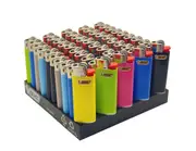 50x BIC Mini Lighters Various Colour Box J25