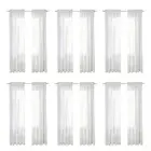 Window White Sheer Curtains 108 Inches Long 12 Panels Sheer White Curtains6849