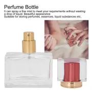 3pcs Glass Refillable Empty Perfume Bottle Cosmetic Perfume Atomizer Dispens DXS