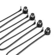 TRS MIDI Cable 4-Pack - TRS Type a (3.5Mm - 1/8”) to 5-Pin DIN, 1FT / 30CM, Low-