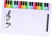 FOYTOKI 3pcs Portable Musical Stave Whiteboard Set Piano Practice Teaching Board Whiteboard Tools