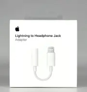 OEM Apple Lightning to Headphone 3.5mm Jack Adapter - White MMX62AM/A