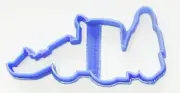 BACKHOE OUTLINE DIGGER EXCAVATING CONSTRUCTION COOKIE CUTTER USA PR3278