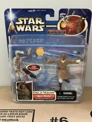Star Wars Attack Of The Clones Mace Windu with Battle Droid Action Figure