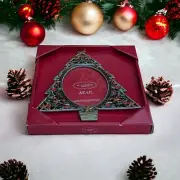 St. Nicholas Square Christmas Tree Picture Frame Fits 3.5” x 5” Photos