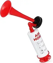 Vaguelly Red Air Horn Handheld Compressed Air Noise Maker for Sports Party Safety Easy to Operate