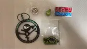 WASABI NINJA KEY FOB / BAG TAG Pin Badge Sticker Set Titleist Scotty Cameron
