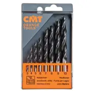 CMT 8 Piece Brad Point Drill Set