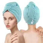 Microfiber Hair Towel 2 Packs Hair Towel Wrap for Women Hair Drying Towel Wra...