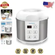 Versatile Electric Rice Cooker - White/Brown Rice & Grain Cooking Made Simple
