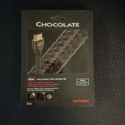 AudioQuest Chocolate 9-5/6' HDMI Cable - Coffee/Black (HDMICHOCOLATE3M) HDMI...