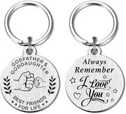 [FALOGI] Godfather Gifts, Godfather Keychain, Godfather Birthday, I Love You Godfather