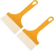 2pcs Bbq Grill Cleaning Brush Bristlesless Grill Brush Scraper for Cooking Baking Nonshedding Basting for Sauce Oil Kitchen Tool Essential