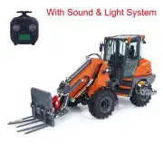 LESU RC 1:14 Hydraulic Wheeled Telescopic Arm Loader AT1050 Painted Fork Truck